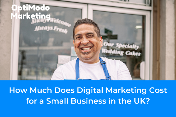 "UK small business owner discussing digital marketing strategies