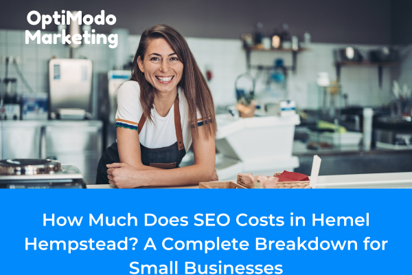 A small business owner in Hemel Hempstead working on SEO strategies for improving online visibility. | SEO Costs in Hemel Hempstead