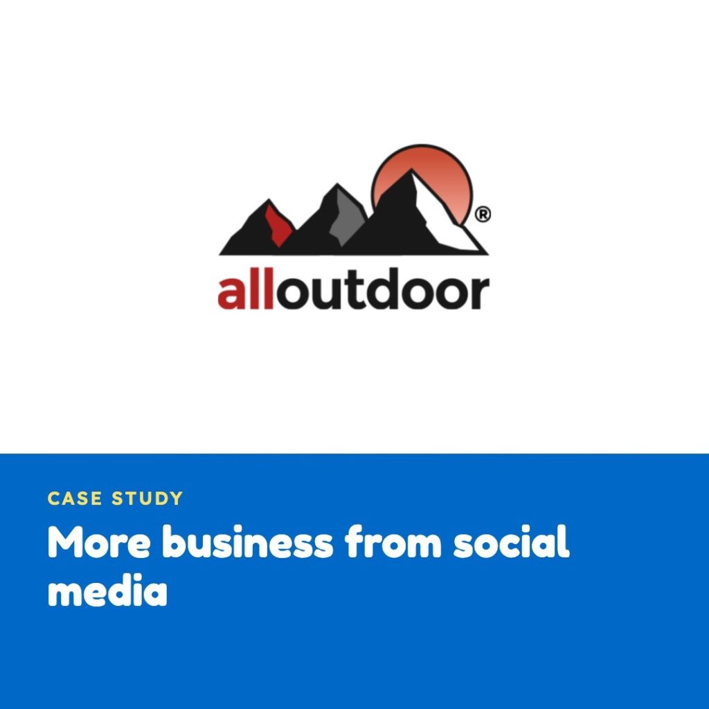 More business from social media - alloutdoors case study